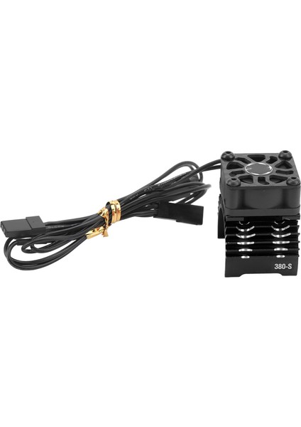 Rc Motor Tek Soğutma Fanı Isı Emici Alüminyum Alaşım 32000 Rpm Rc Radyatör 28MM 29MM 380 Fırçasız Motor 8.4V Siyah (Yurt Dışından)