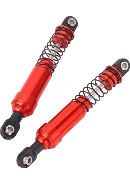 Rc Amortisör Seti Alüminyum Alaşımlı Metal 85MM Rc Amortisör Seti Bahar Değiştirme SCX10 1/10 Rc Araba Modeli Kırmızı (Yurt Dışından) fırsatları