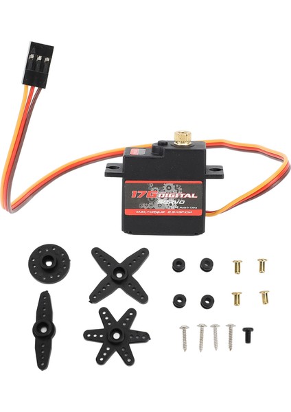 17G Rc Dijital Servo Yüksek Burulma Hızlı Tepki Has Kontrol Sağlam Dalı Rc Servo 1/18 1/16 Rc Rc Arabalar Tekneler Robotlar (Yurt Dışından)