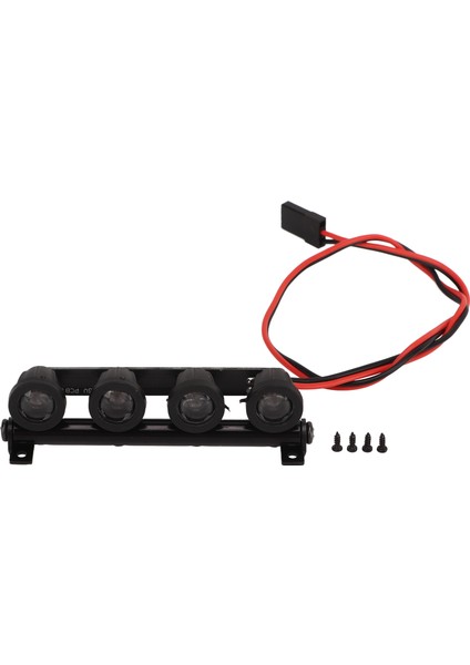 Rc Araba Tavan LED Işığı Parlak Spot Ayarlanabilir Taban Eksenel SCX24 FCX24 1/18 1/24 Yuvarlak Işık (Yurt Dışından)
