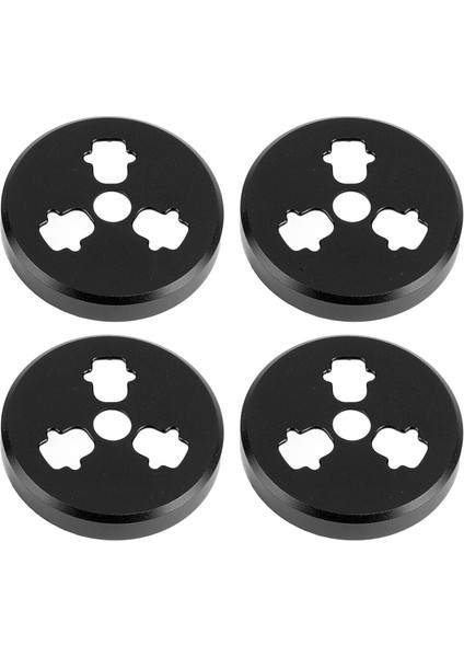 4 Adet Drone Motoru Kapaklar Alüminyum Alaşım Koruyucu Drone Motoru Toz Kapakları Hava 3s 3 Pro Klasik Siyah (Yurt Dışından)