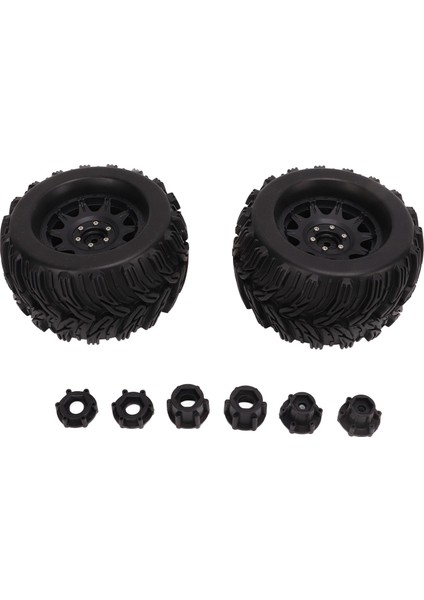 2 Adet 1/8 Ölçekli Rc Araba Lastikleri Rc Lastikler ve Tekerlekler Için 1/8 Uzaktan Kumanda Araba Yükseltme Parçası (Yurt Dışından)