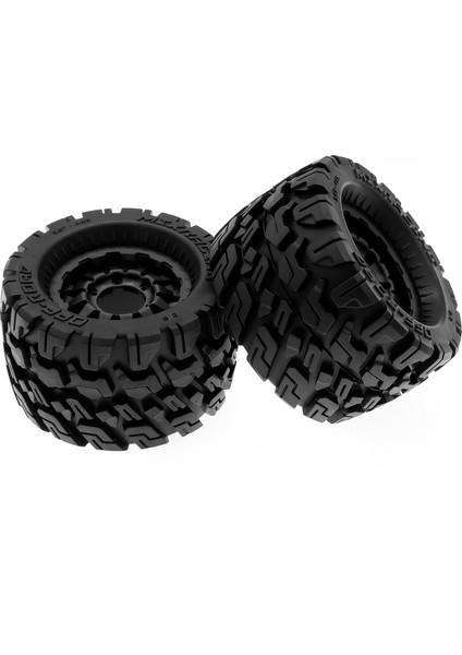 Uzaktan Kumanda Paletli Lastik Araba Siyah Lastikler 120*72 * 69MM 4 Adet Yedek Kyosho Hpı Trax4 Canavar Mk2 Tamiya Eksenel 1/10 Uzaktan Kumanda Araba Tekerlekleri (Yurt Dışından)