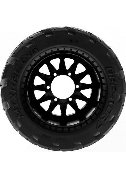 Uzaktan Kumanda Paletli Lastik Araba Siyah Lastikler 120*72 * 69MM 4 Adet Yedek Kyosho Hpı Trax4 Canavar Mk2 Tamiya Eksenel 1/10 Uzaktan Kumanda Araba Tekerlekleri (Yurt Dışından)