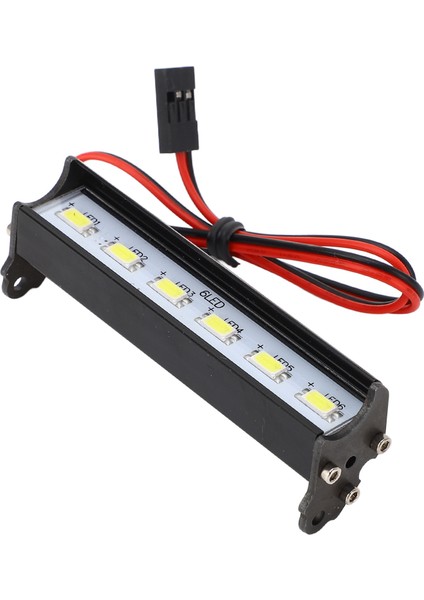 Rc LED Işık Çubuğu Kiti 70MM Alüminyum Alaşım 6leds Beyaz Işık Rc Araba Tavan Lambası Için Redcat Için SCX10 Aydınlatma Aksesuarları (Yurt Dışından) modelleri