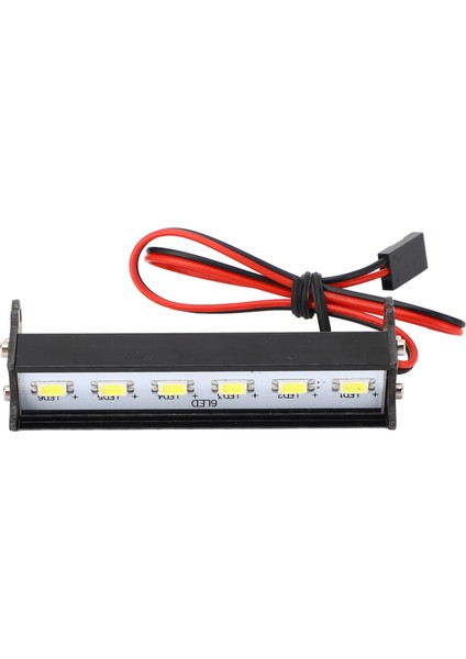 Rc LED Işık Çubuğu Kiti 70MM Alüminyum Alaşım 6leds Beyaz Işık Rc Araba Tavan Lambası Için Redcat Için SCX10 Aydınlatma Aksesuarları (Yurt Dışından) indirimleri
