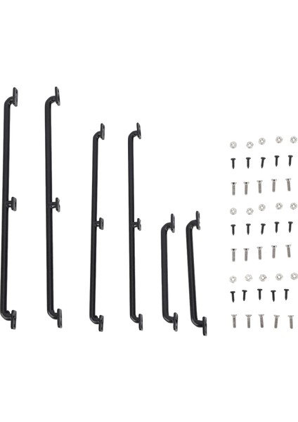 Rc Araba Vücut Kabuk Küpeşte 75MM 135MM 150MM Metal Rc Yükseltme Için Yedek Aksesuar Traxxas Eksenel Hsp Hpı (Yurt Dışından)