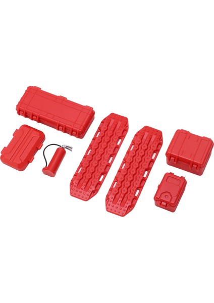 Rc Araba Simülasyon Dekorasyon Seti Simülasyon Valiz Araç Yangın Söndürücü Kaçış Tahtası Seti 1/18 1/24 Rc Arabalar Için Kırmızı (Yurt Dışından) fırsatları