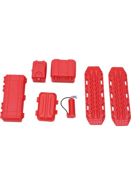 Rc Araba Simülasyon Dekorasyon Seti Simülasyon Valiz Araç Yangın Söndürücü Kaçış Tahtası Seti 1/18 1/24 Rc Arabalar Için Kırmızı (Yurt Dışından) indirimleri