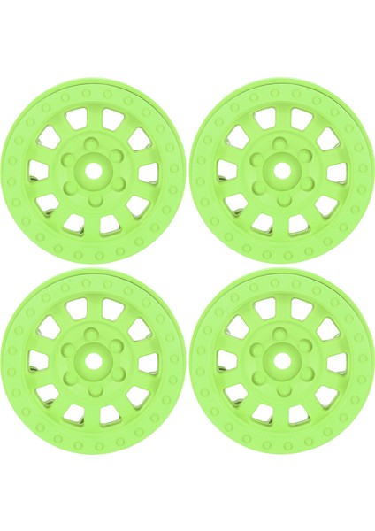 1.9 Inç Jantlar Rc Beadlock Tekerlekler Jantlar Eksenel SCX10 Traxxas 1/10 Rc Paletli Arabalar Yeşil (Yurt Dışından) modelleri