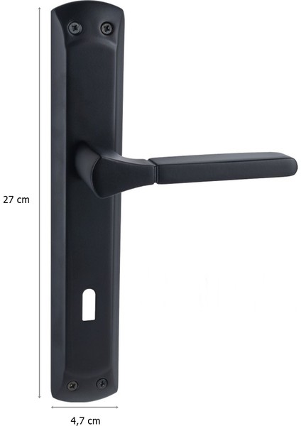 Arpat Arya Grand Lüx Alüminyum Kapı Kolu Mat Siyah Oda fiyatları