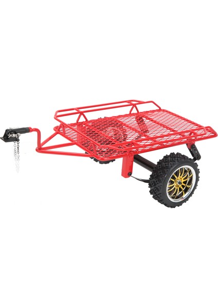 Rc Küçük Römork Yeterli Depolama Alanı Demir Ka Kolay Kurulum Dekoratif Pratik Metal Rc Kova Römork Kırmızı (Yurt Dışından) fiyatları