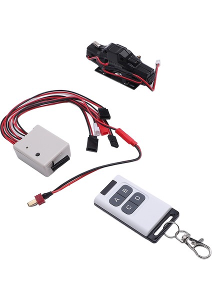 Rc Araba Vinç Uzaktan Kumanda ile Alüminyum Alaşım T Fiş Adaptörü ile 12LBS Ila 15LBS Yük Rc Vinç Kontrol Sistemi Için 1/10 1/8 Rc Paletli (Yurt Dışından) fırsatları