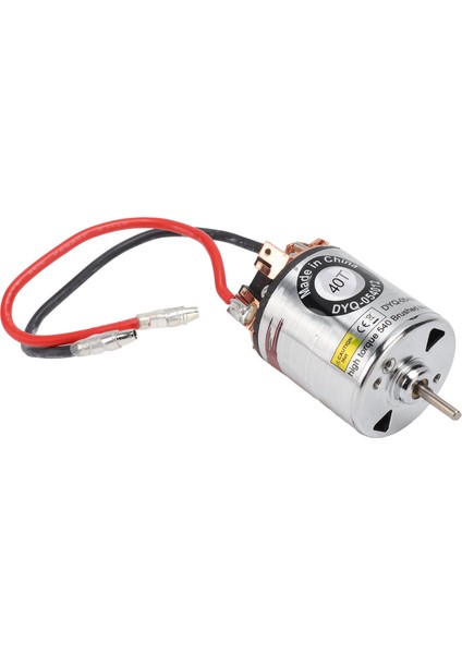 Rc Fırçalı Motor 540 Su Geçirmez Yüksek Torsiyonlu Fırçalı Motor, Rc Tırmanma Arabası Için Harici Değiştirilebilir Karbon Fırça ile 40T (Yurt Dışından) fırsatları