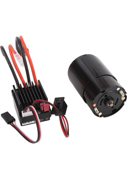 Rc Araba 550 Fırçalı Motor Esc ile Bakır Demir Fırçalı Motor Için Yedek Hpı Wltoys Kyosho 1/10 Rc Off Road Araba 55T (Yurt Dışından) fiyatları