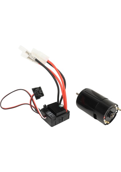 Fırçalı Motor Esc Combo 550 Fırçalı Motor ile 60A Fırçalı Esc Tamiya Için Sürükle Kafa Traktör Kamyon 1/14 Off Road Tırmanma Araba 1/10 55T (Yurt Dışından) modelleri