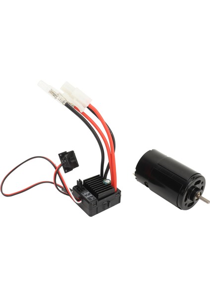 Fırçalı Motor Esc Combo 550 Fırçalı Motor ile 60A Fırçalı Esc Tamiya Için Sürükle Kafa Traktör Kamyon 1/14 Off Road Tırmanma Araba 1/10 55T (Yurt Dışından) indirimleri