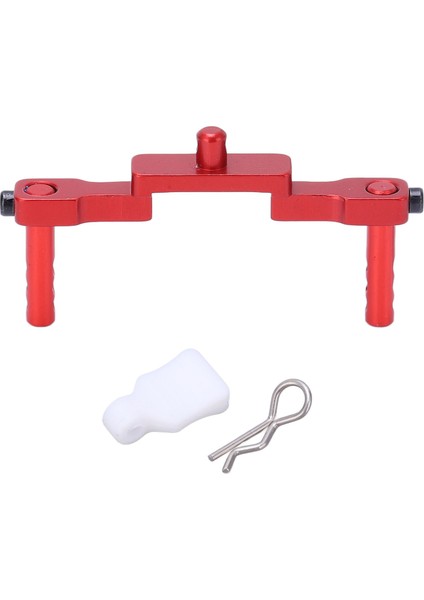 Rc Ön Kabuk Sütun Profesyonel Alüminyum Alaşımlı Cnc Işlenmiş Rc Montaj Kabuk Sütun Eksenel SCX24 1/24 Rc Arabalar Kırmızı (Yurt Dışından)