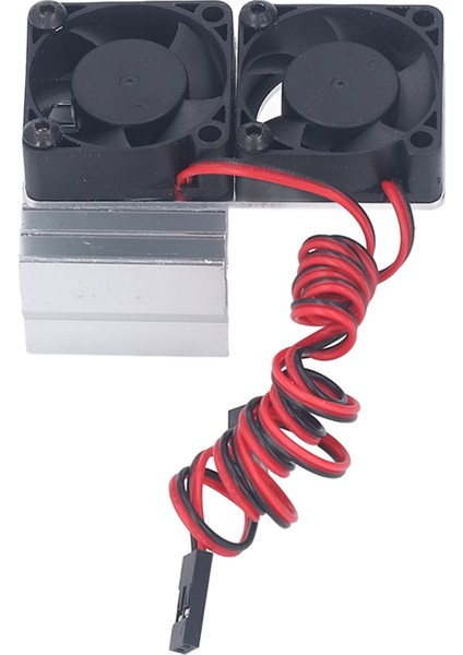 Dc 5V Rc Isı Emici Yüksek Hızlı Fan Motoru Radyatör Fanı Seti Traxxas Slash 4×4 Için Vxl 1/10 Rc Araba Gümüş (Yurt Dışından) indirimleri
