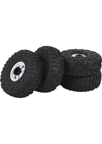 4 Adet Rc Paletli Lastik Seti 1.9 Inç Ka Evrensel Rc Lastik Metal Derin Oluk Altıgen Tekerlek Göbeği Jantlar Redcat Eksenel SCX10 Beyaz (Yurt Dışından) fırsatları