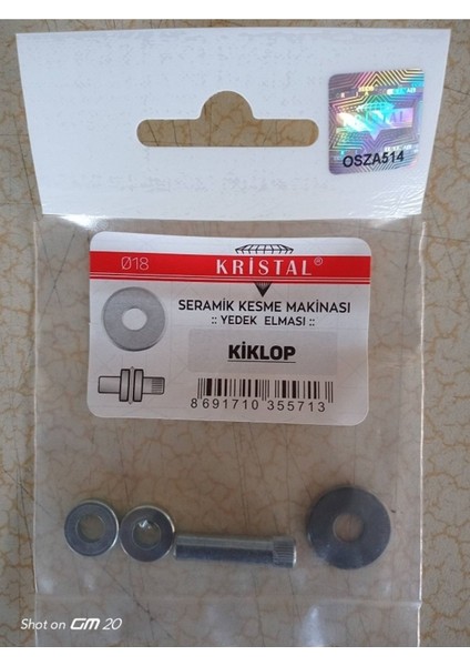 Seramik Makinesi Elması Takım (Bıçak) 18 mm