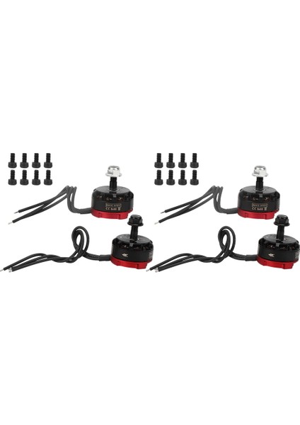 Fpv Yarış Drone QUADCOPTER4PCS Için RS2205 2300KV Cw / Ccw Fırçasız Motor Parçası (Yurt Dışından)