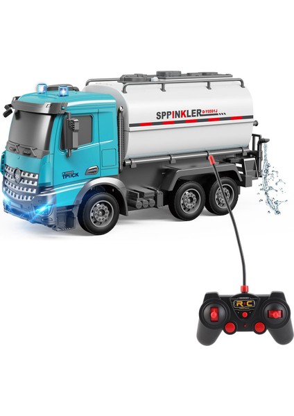 Uzaktan Kumanda Yağmurlama Sanitasyon 1/14 Elektrikli Uzaktan Kumanda Yağmurlama Sanitasyon Kamyon Inşaat Araçları lar Işıkları ve Müzik ile Mühendislik Araba Çocuk Hediye Için (Yurt Dışından) fiyatları