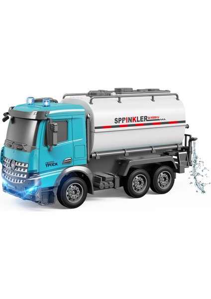 Uzaktan Kumanda Yağmurlama Sanitasyon 1/14 Elektrikli Uzaktan Kumanda Yağmurlama Sanitasyon Kamyon Inşaat Araçları lar Işıkları ve Müzik ile Mühendislik Araba Çocuk Hediye Için (Yurt Dışından) fırsatları