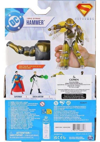 SPM-6073190 Superman Epic Strike Figür