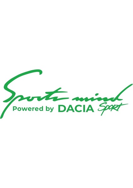 Sports Mind Dacıa Esports Sticker 17X17 cm Yeşil