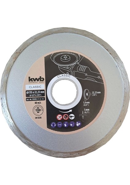 725170 Classıc Elmas 115X22,33 mm
