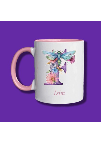 Kişiye Özel Harfli Kupa Bardak - O Harfi Kupa Bardak