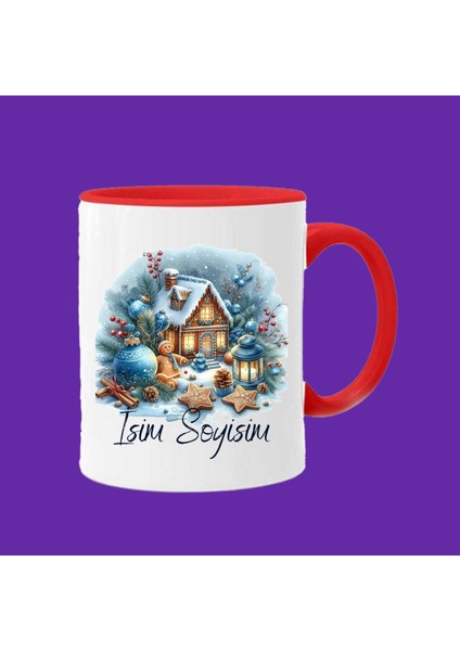 Kişiye Özel Yılbaşı Yeniyıl Tasarımlı Kişiye Özel Yeni Yıl Temalı Kupa Bardak