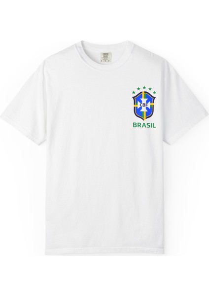 Ronaldinho - Efsane Brezilya 11 Numara Oversize T-Shirt Etiole Studio Günlük ve Halısaha Giyim