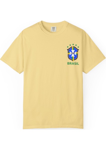 Ronaldinho - Efsane Brezilya 11 Numara Oversize T-Shirt Etiole Studio Günlük ve Halısaha Giyim