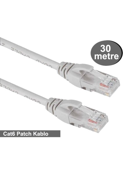 GAB-C630 Cat-6 30M Patch Kablo