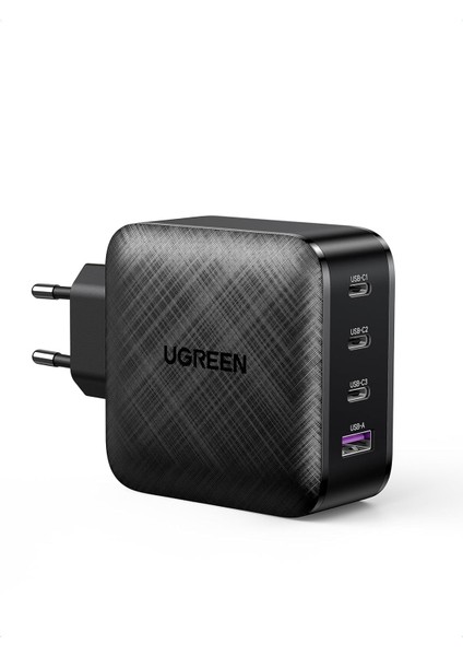 USB C Şarj Cihazı 65 W USB C Güç Kaynağı 4 Port Gan Charger Pd Şarj Cihazı MacBook Pro/air, iPhone 14/14 Pro/14 Pro Max/13 Pro/12, iPad Pro, S23 Ultra, S23+, S23 Vb. ile Uyumlu