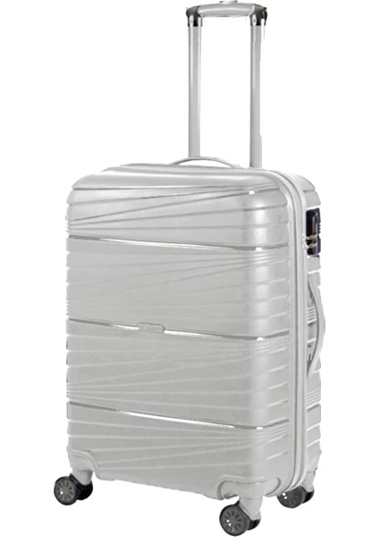 Öntan Silikon Kırılmaz Orta Boy Valiz