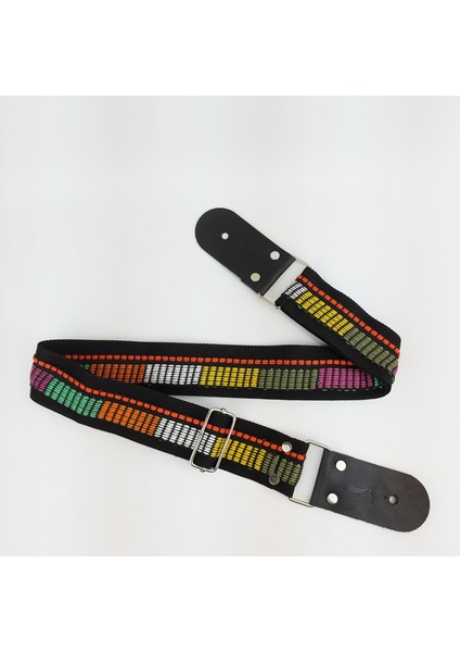 Deri Uçlu Gitar Askısı (Tüm Gitarlarla Uyumludur) Gitar Kayışı Guıtar Strap - Sharon modelleri