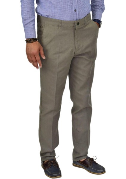 Erkek Kanvas Pantolon Regular Fit Düz Desenli Pamuklu 1291 Model fiyatları