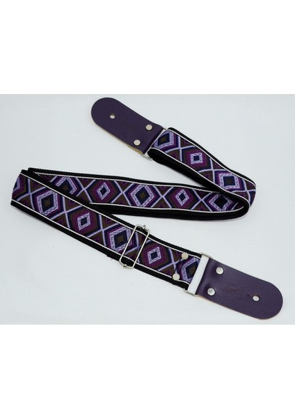 Deri Uçlu Gitar Askısı (Tüm Gitarlarla Uyumludur) Gitar Kayışı Guıtar Strap - Levander fiyatları