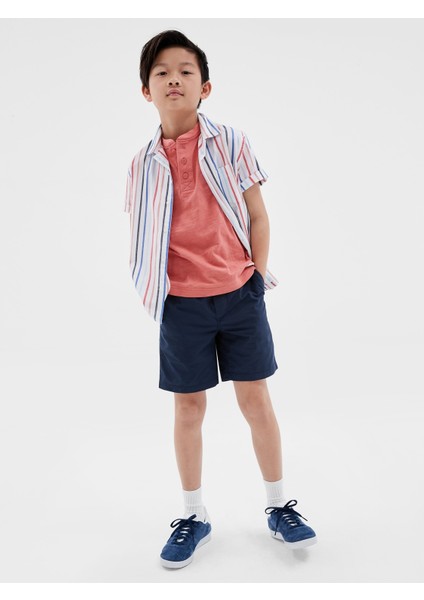 Pull-On Poplin Washwell™ Şort