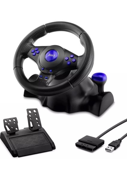 Oyun Direksiyon Seti Ps3 - Ps2 - Pc VW9803