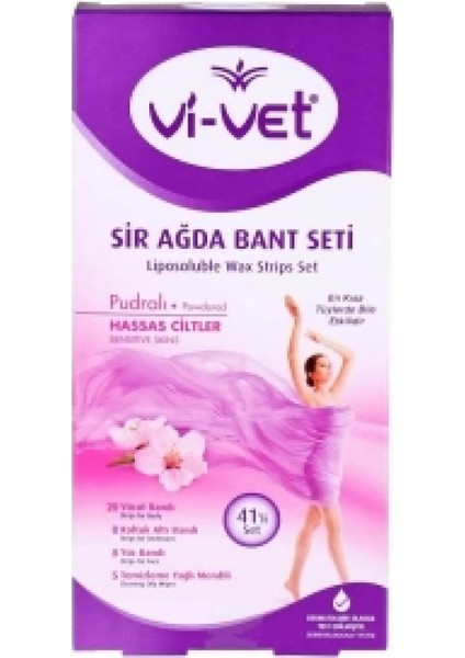 41 Parça Pudralı Sir Ağda Bant Set