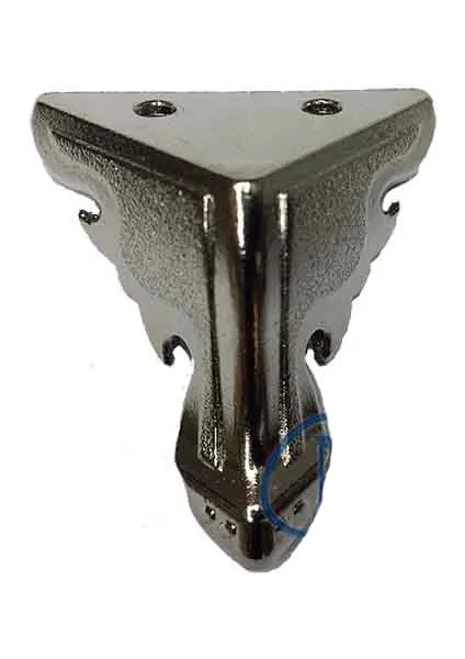 Kelebek Sandık Ayağı Kutu Ayak 25 cm - Nikel 100 Adet - MCT1365-1048