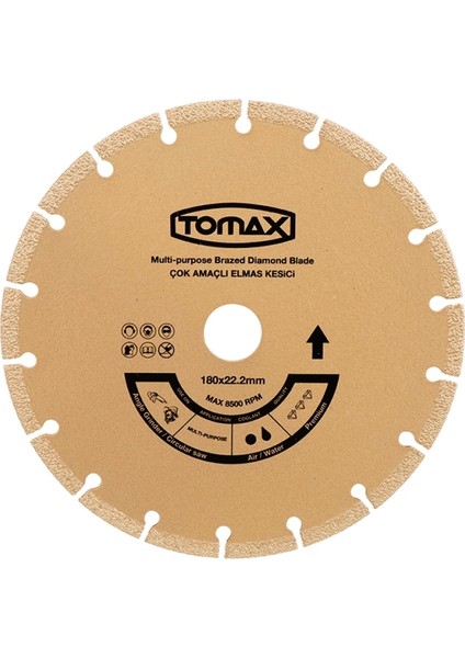 Çok Amaçlı Elmas Kesici Disk - 115X22
