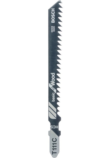T 111 C Basic For Wood 5'li Dekupaj Testeresi Bıçağı