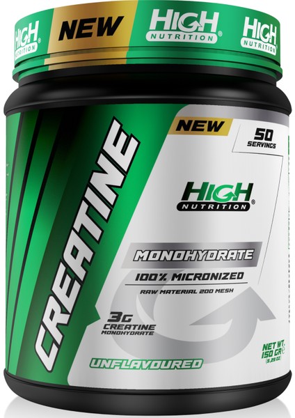 Micronized Creatine Monohydrate 150 gr 50SERVIS 1 Serviste 3 gr Kreatine