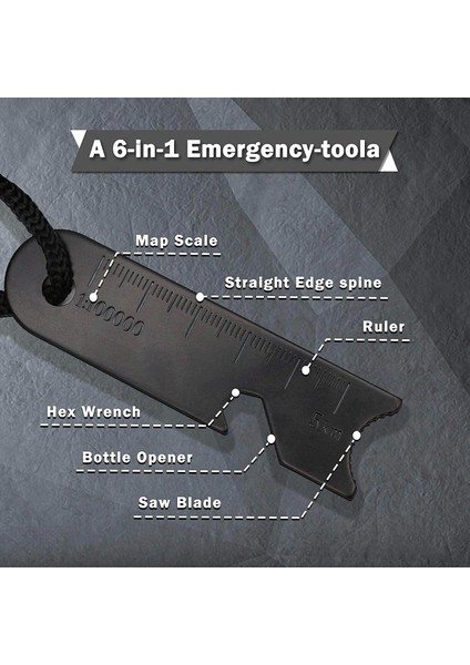 Survive Magnezyum Çubuğu Ateş Başlatıcı Çakmak Taşı - MCT7319-2101