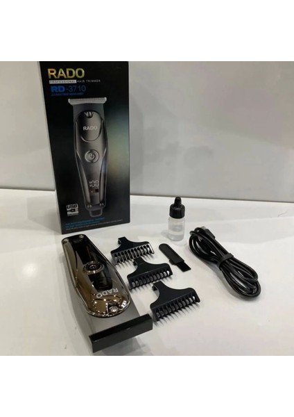 T Bıçak Sıfır Kesim LCD Ekran Şarjlı Tıraş Makinesi RD-3710